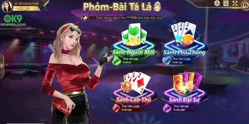 Game bài Phỏm OK9 nhận được rất nhiều sự quan tâm